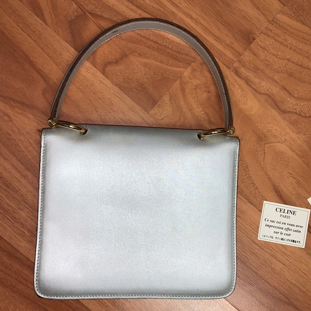 Authentic Vintage Celine Double Flap Handbag - Picture 11 of 14